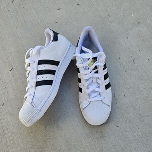 Adidas White and Black Sneakers